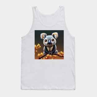 Baby Koala Print Tank Top